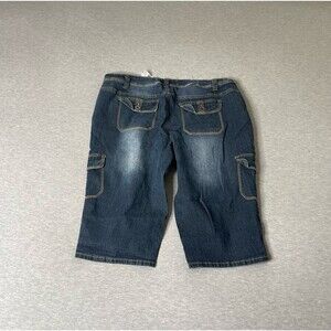 BlueNotes Men’s Vintage Y2K Cargo Pocket Denim Jean Shorts
